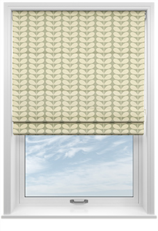 Orla Kiely Solid Stem, Pebble - Twist&Fit Roman Blind